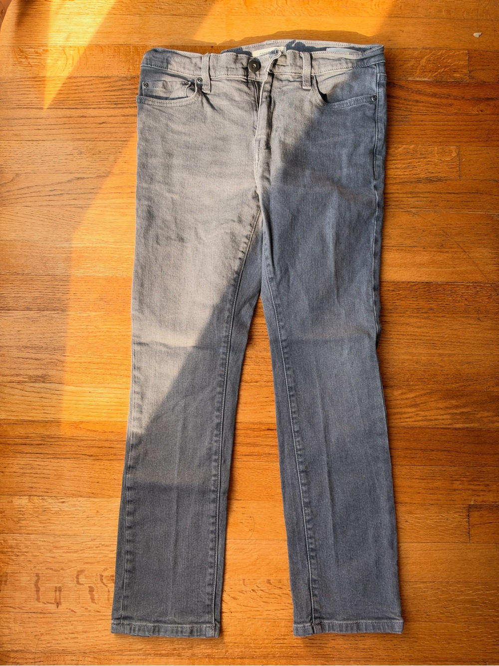 Goodthreads Men's Slim Straight Gray Jeans